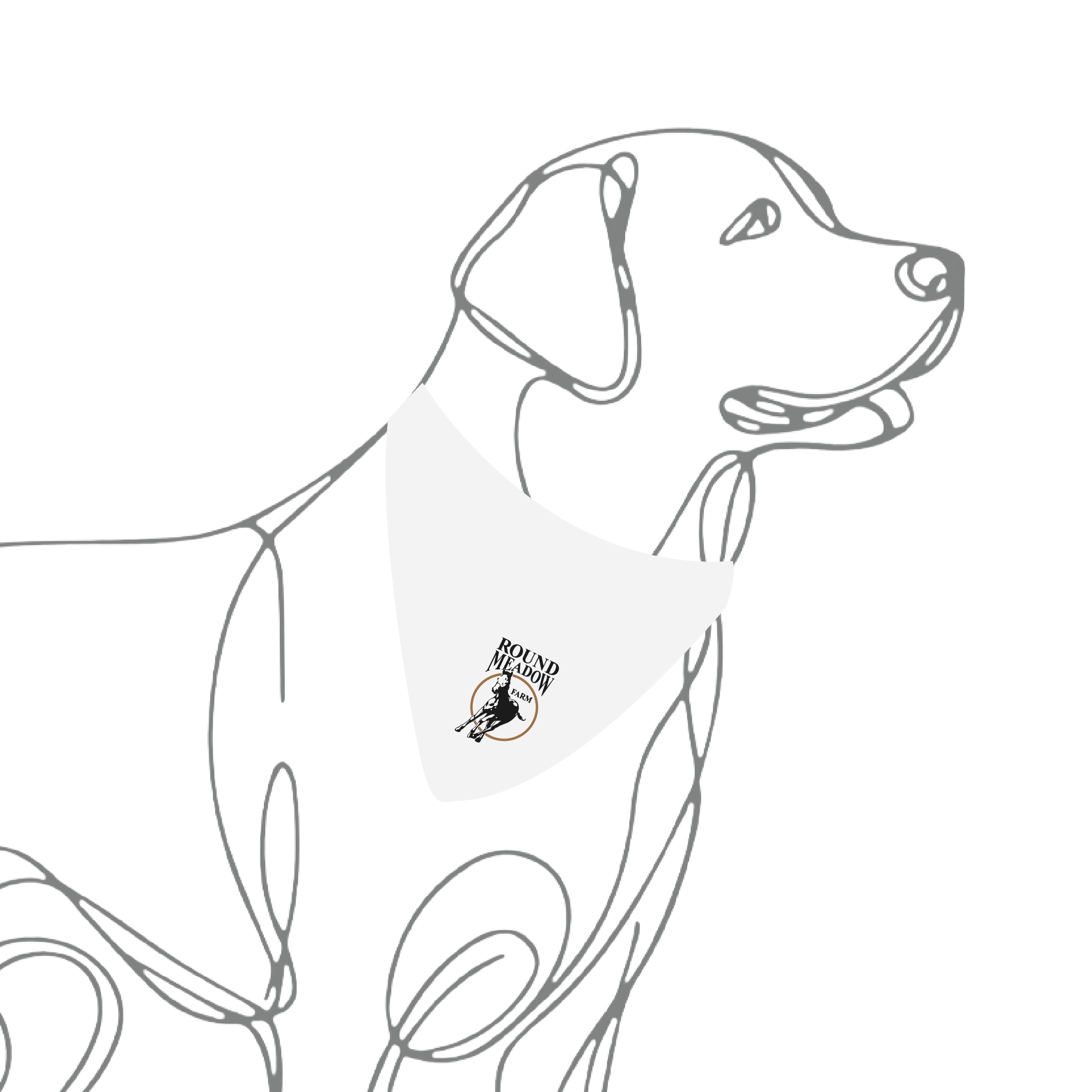 Round Meadow Dog Bandana