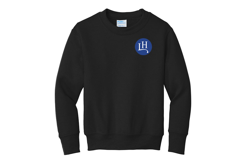 Leavitt Hill Youth Port & Company Fleece Crewneck Sweatshirt
