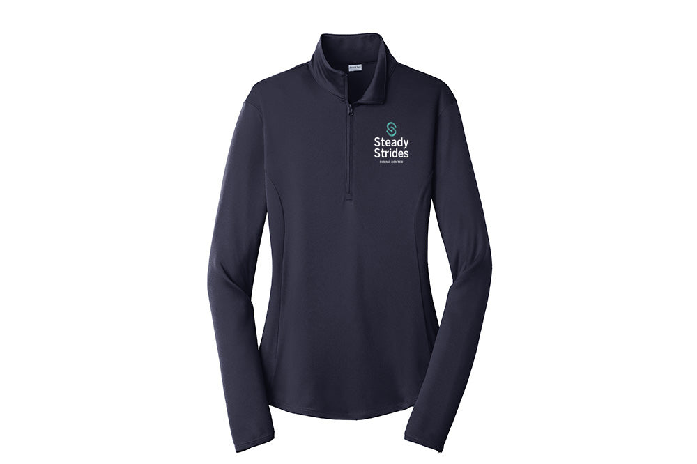 Steady Strides Women's Sport-Tek PosiCharge 1/4 Zip Sunshirt