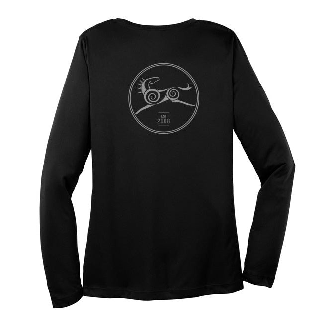 Sandhaven Women's Sport-Tek Long Sleeve Competitor V-Neck
