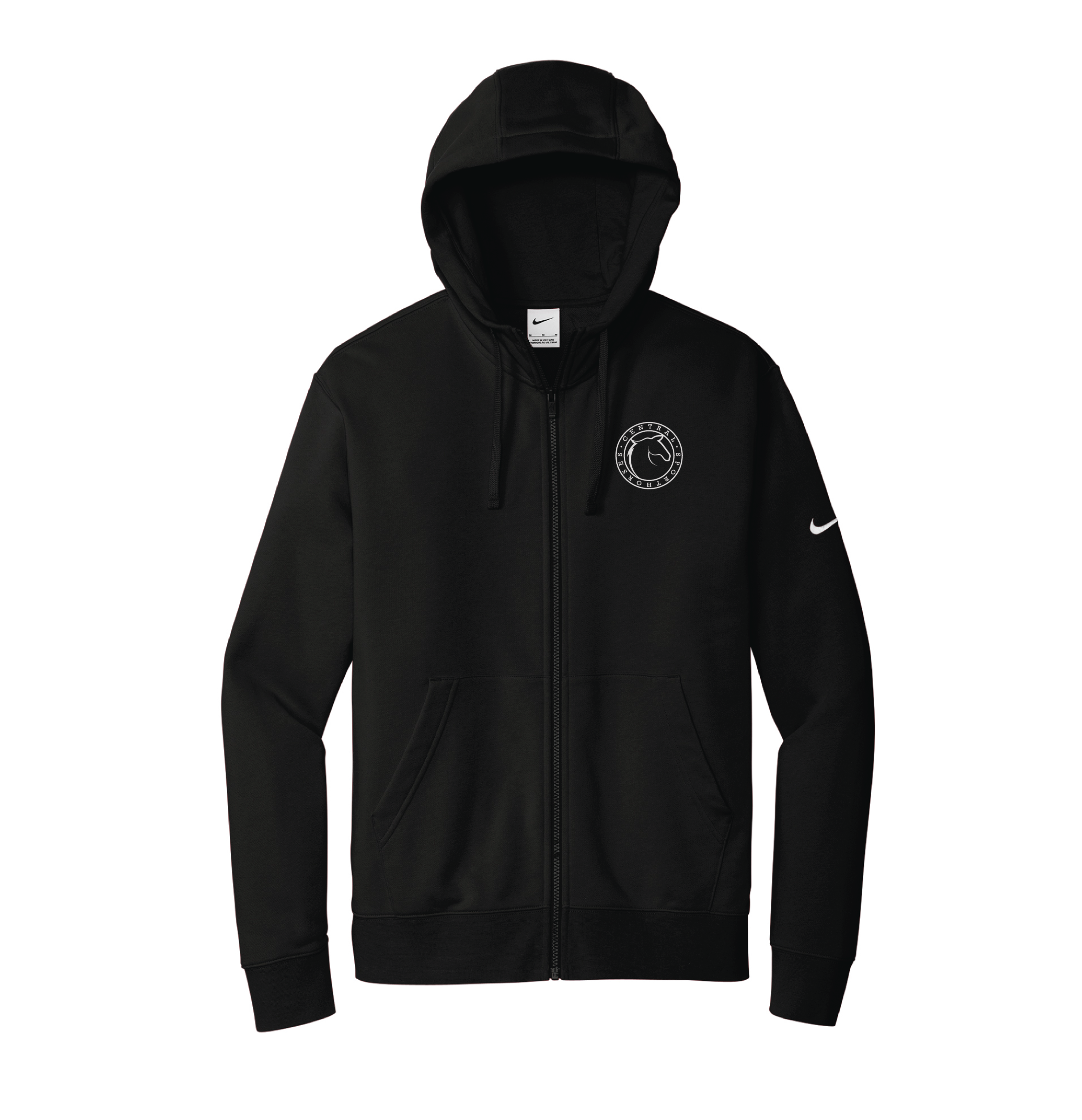 Central Sporthorses Men's Nike Club Fleece Full-Zip Hoodie