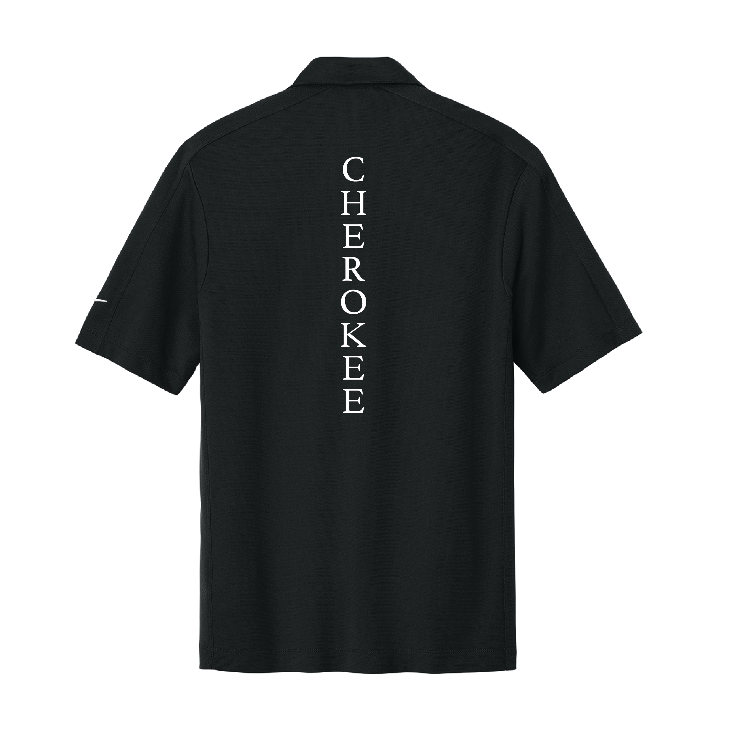 Cherokee Show Horses Men's Nike Tech Sport Dri-FIT Polo with Back Design