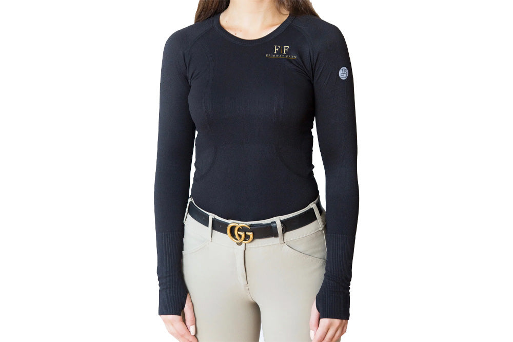 Fairway Farm Women's TKEQ 'Kennedy' Seamless Long Sleeve