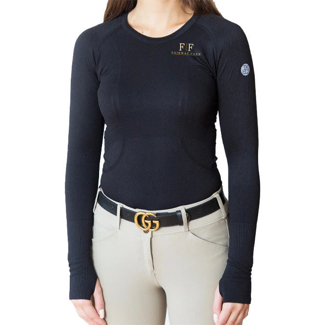 Fairway Farm Women's TKEQ 'Kennedy' Seamless Long Sleeve