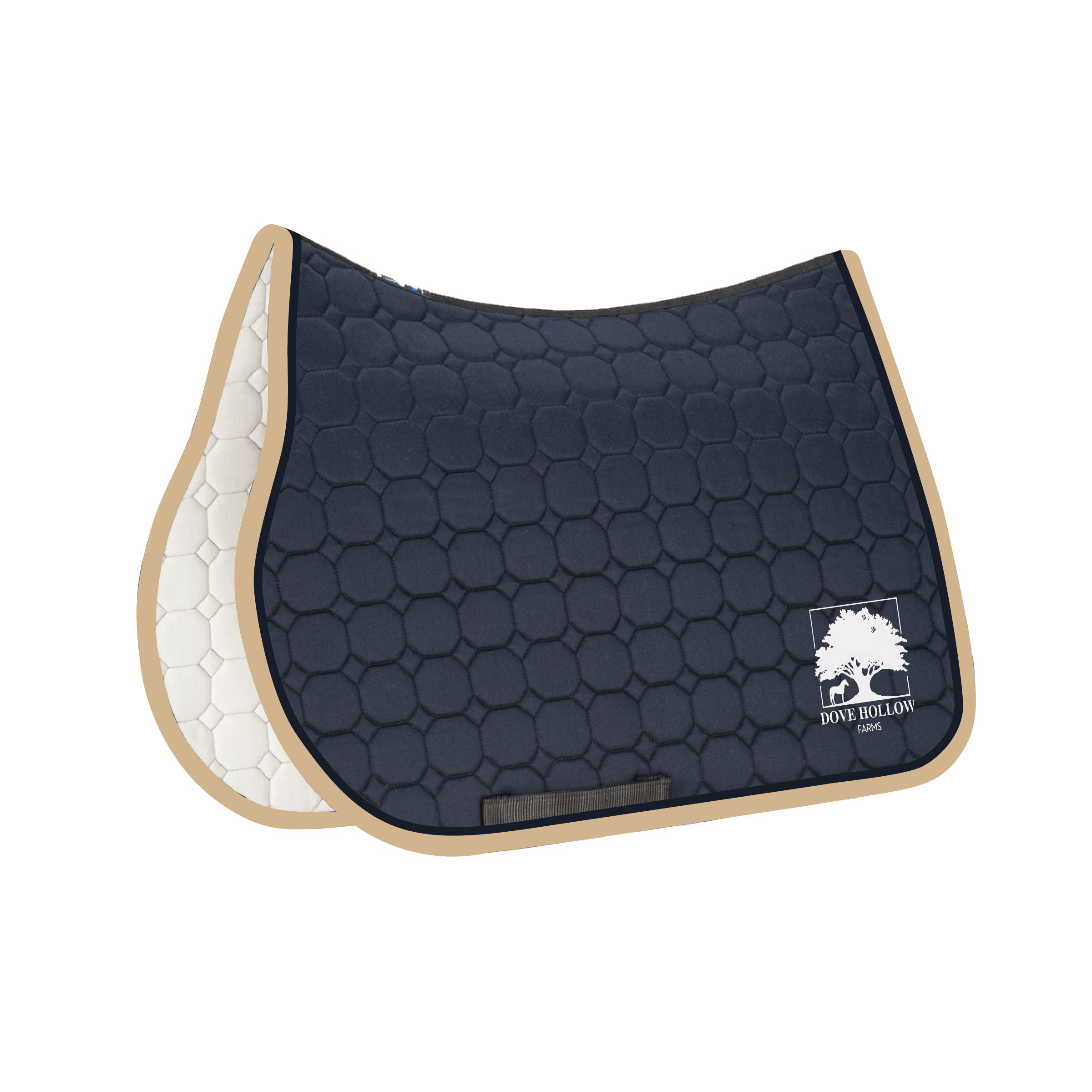 Dove Hollow Farms Navy Equiline Custom Jumping Show Pad