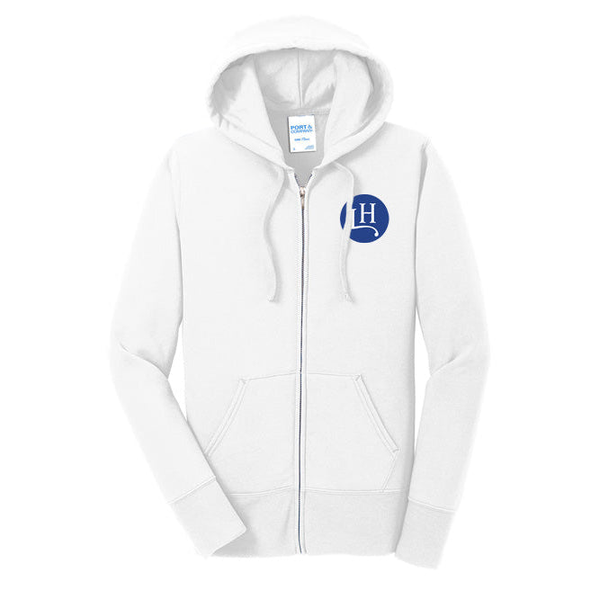 Leavitt Hill Women's Port & Company Fleece Zip-Up Hoodie
