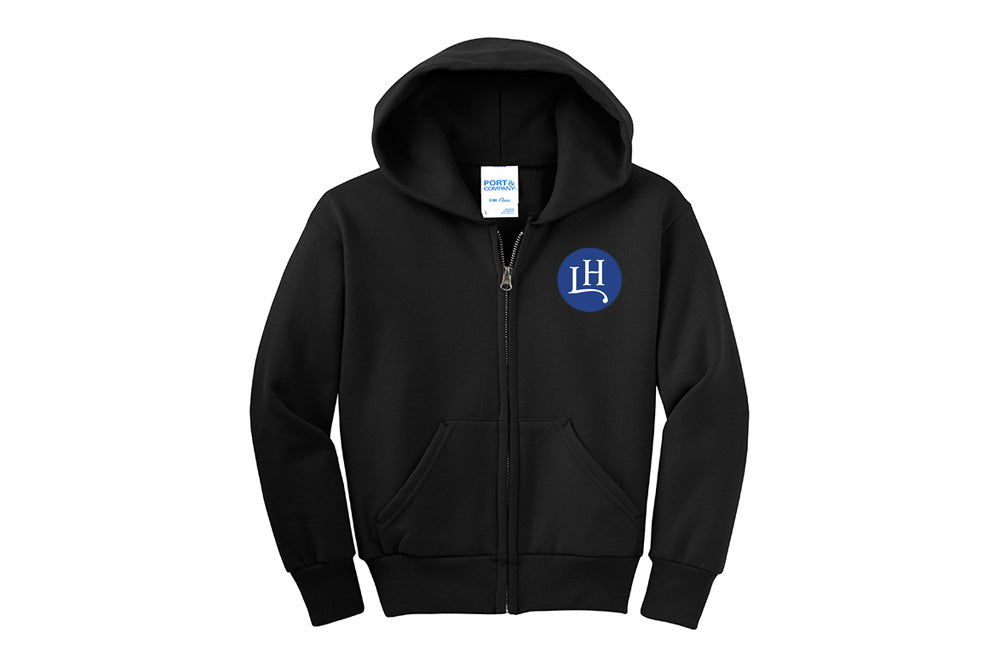 Leavitt Hill Youth Port & Company Fleece Zip-Up Hoodie