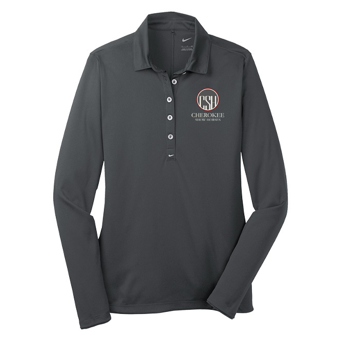 Cherokee Show Horses Women's Nike Tech Dri-FIT Long Sleeve Polo