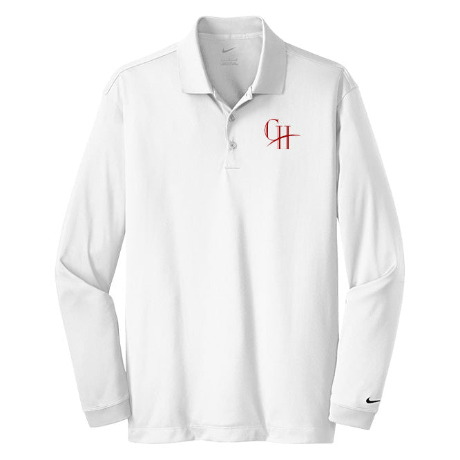 Chestnut Hill Men's Nike Long Sleeve Stretch Dri-FIT Polo