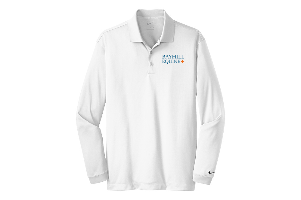 Bayhill Equine Men's Nike Long Sleeve Stretch Dri-FIT Polo