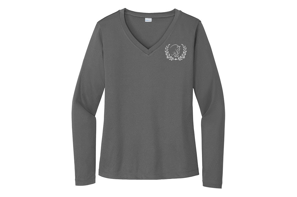 Under Contract Women's Sport-Tek PosiCharge Competitor Long Sleeve V-Neck