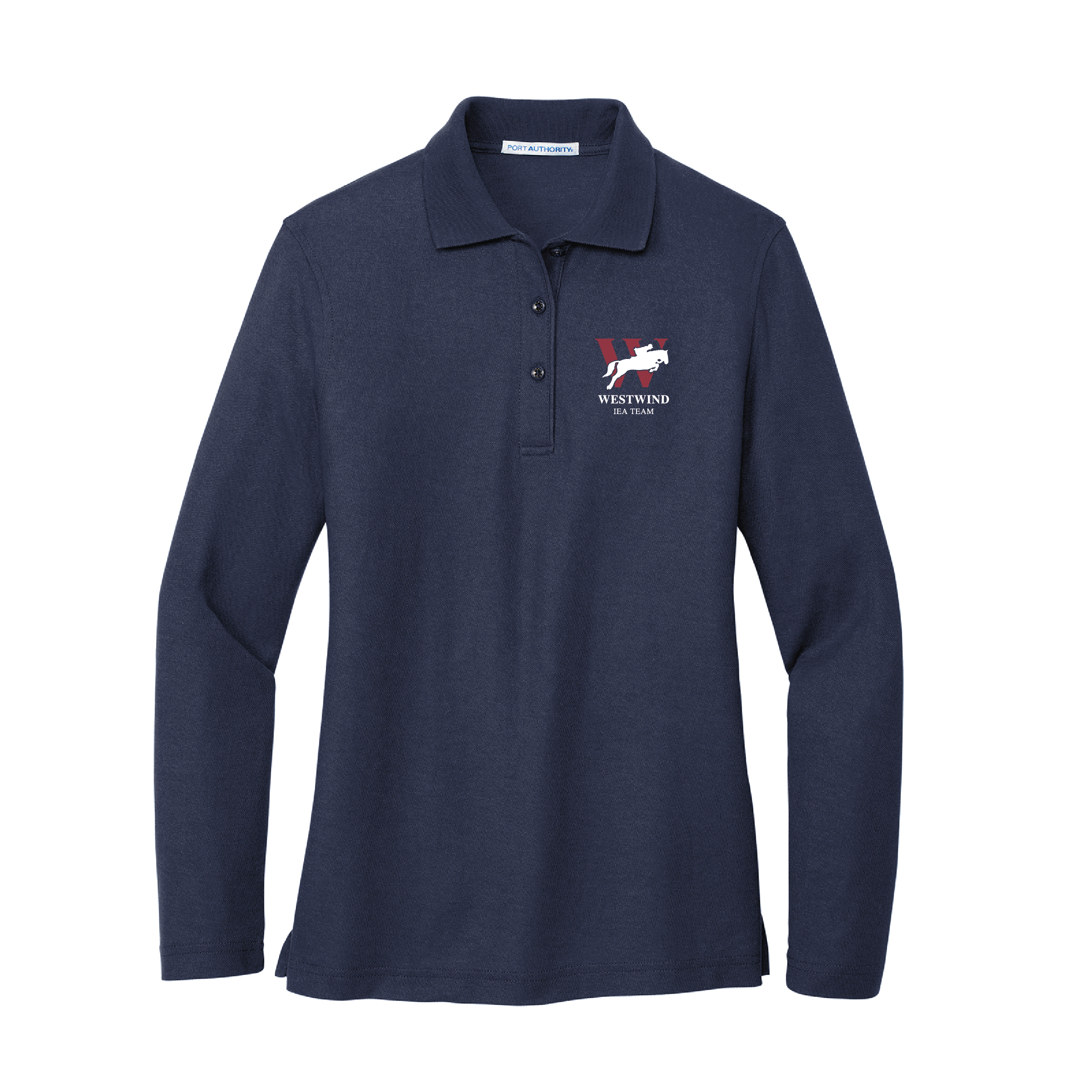 Westwind IEA Women's Port Authority Long Sleeve Silk Touch Polo