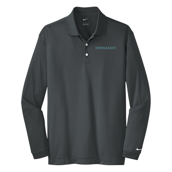 Men's Nike Long Sleeve Stretch Dri-FIT Polo