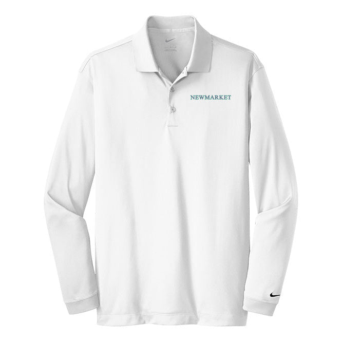 Men's Nike Long Sleeve Stretch Dri-FIT Polo