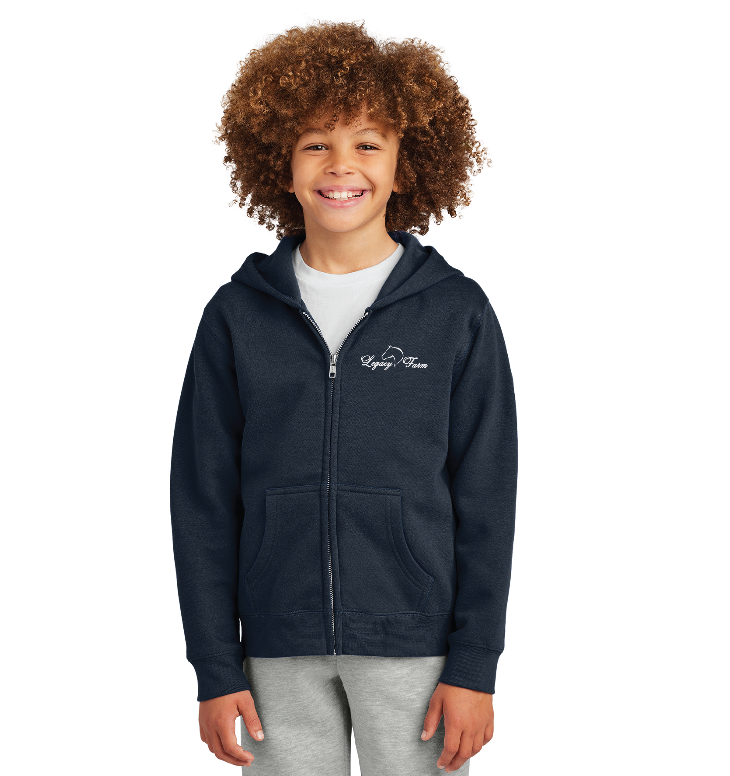 Legacy Farm Youth District Fleece Full-Zip Hoodie