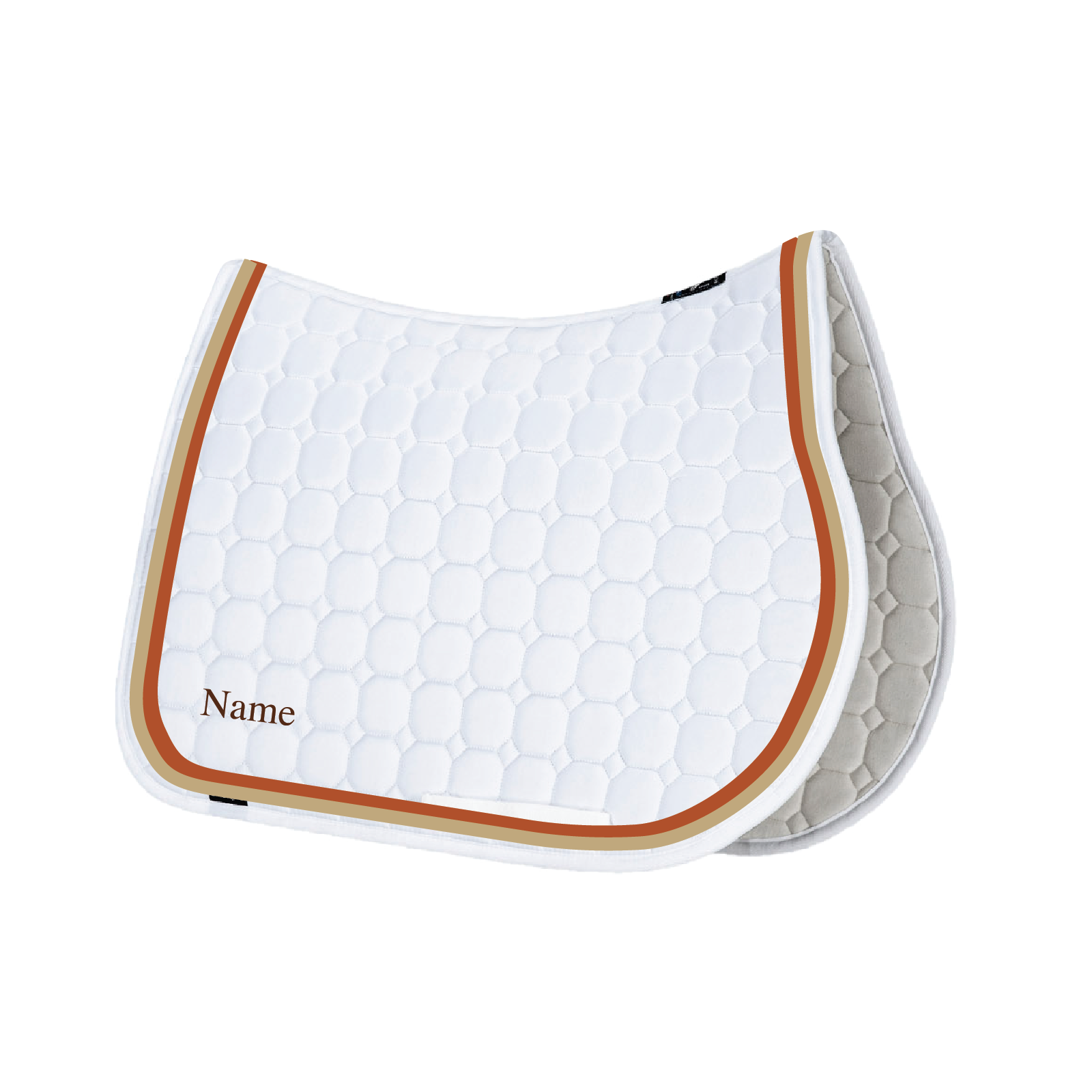 Copper Hill Farm Equiline Custom White Jumping Show Pad