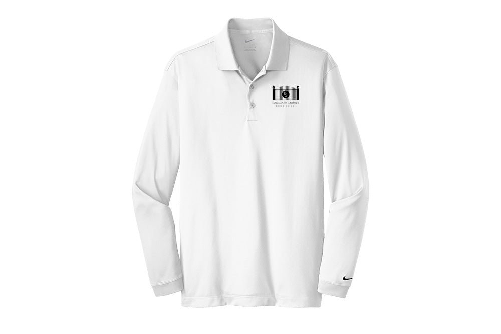 Kenilworth Riding School Men's Nike Long Sleeve Stretch Dri-FIT Polo
