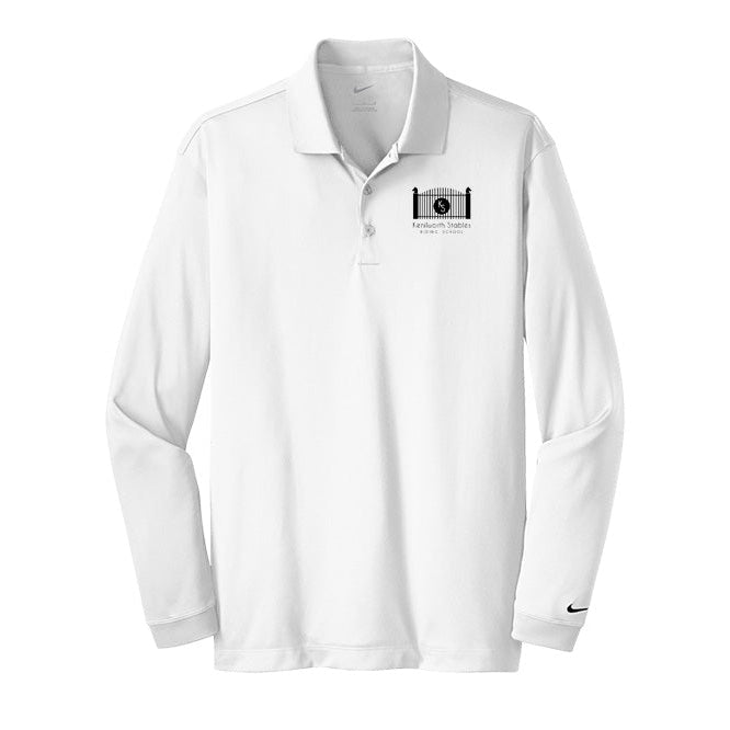 Kenilworth Riding School Men's Nike Long Sleeve Stretch Dri-FIT Polo
