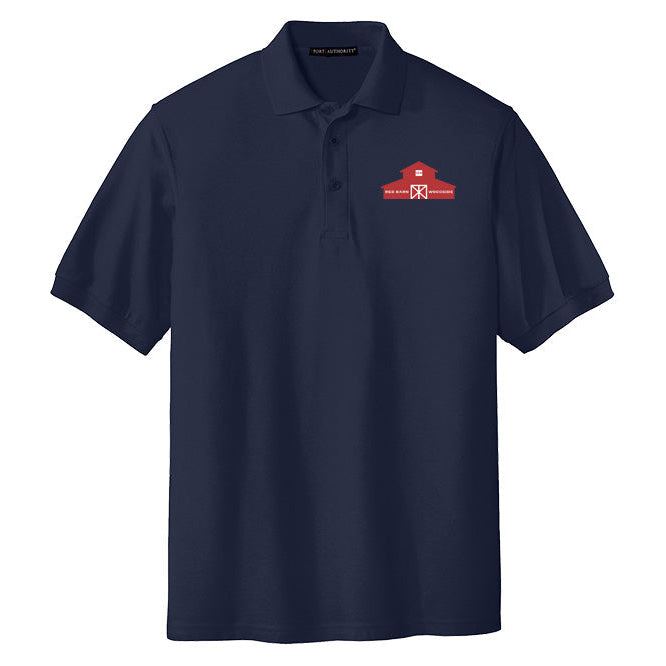 Red Barn IEA Men's Port Authority Short Sleeve Silk Touch Polo
