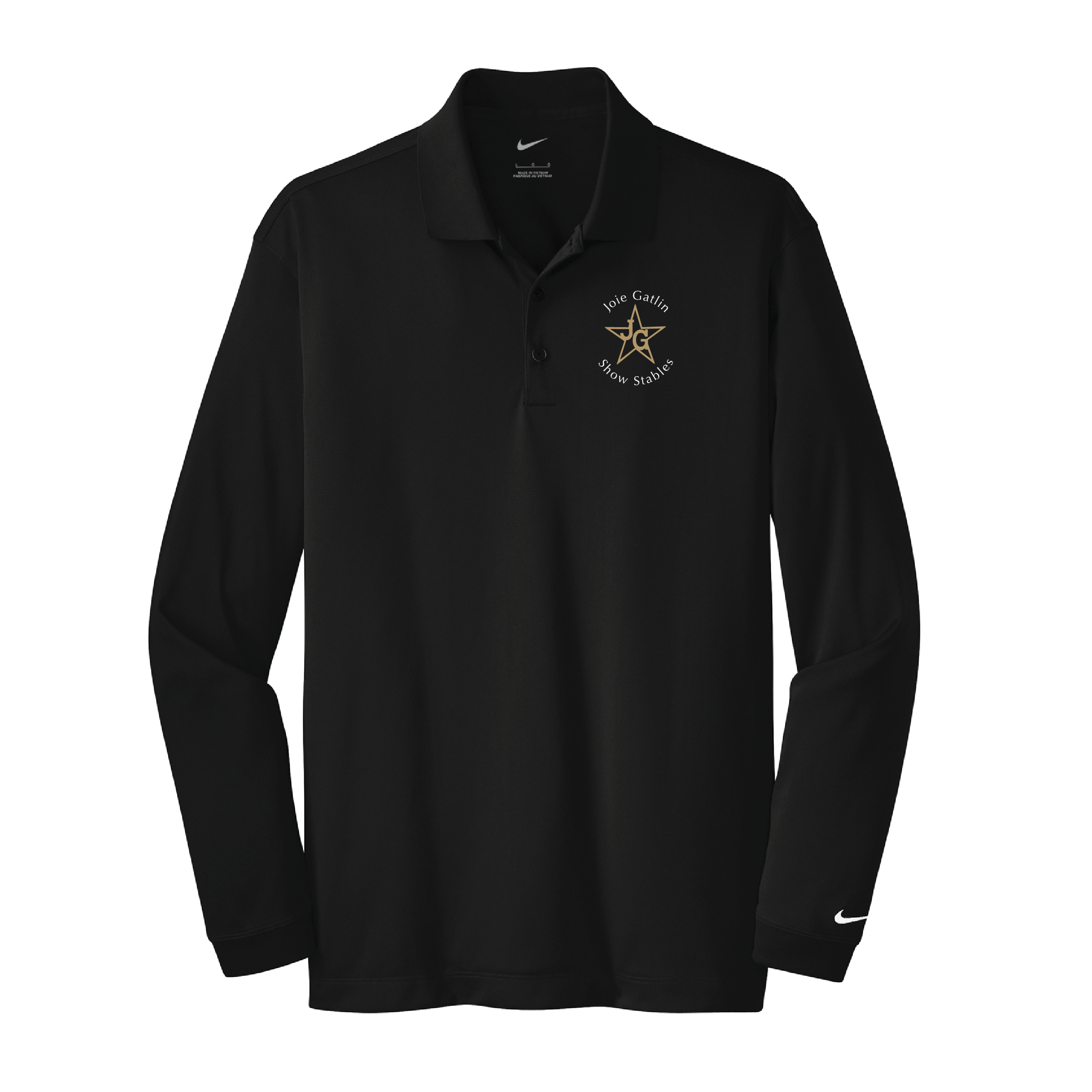 Joie Gatlin Men's Nike Long Sleeve Stretch Dri-FIT Polo