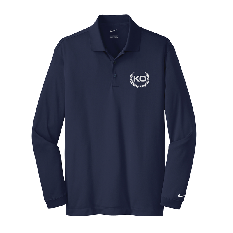 Men's Nike Long Sleeve Stretch Dri-FIT Polo