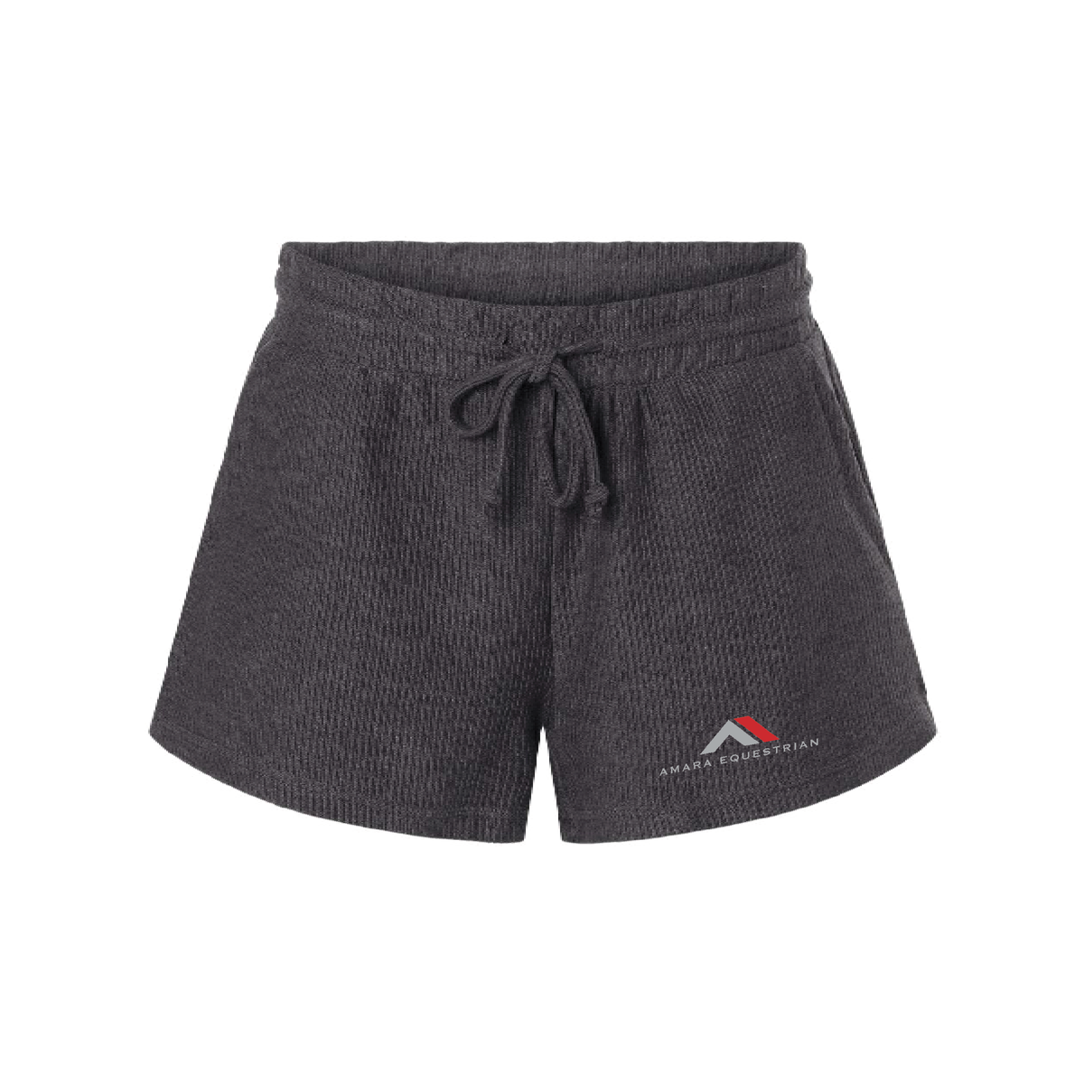 Amara Equestrian Women's Boxercraft Rib Knit Corded Shorts