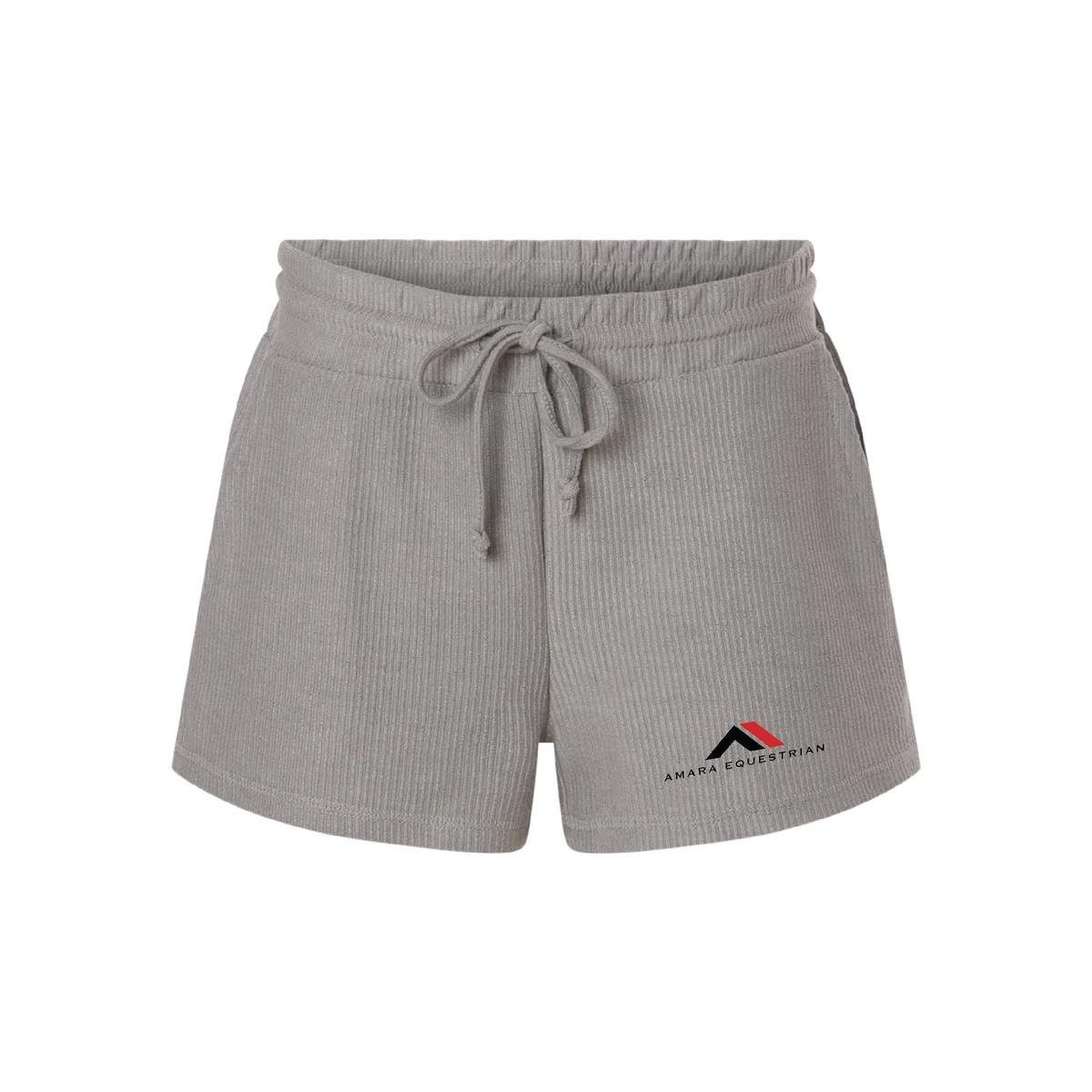 Amara Equestrian Women's Boxercraft Rib Knit Corded Shorts