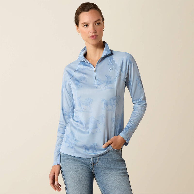 Women's Ariat Sunstopper 1/4 Zip Baselayer