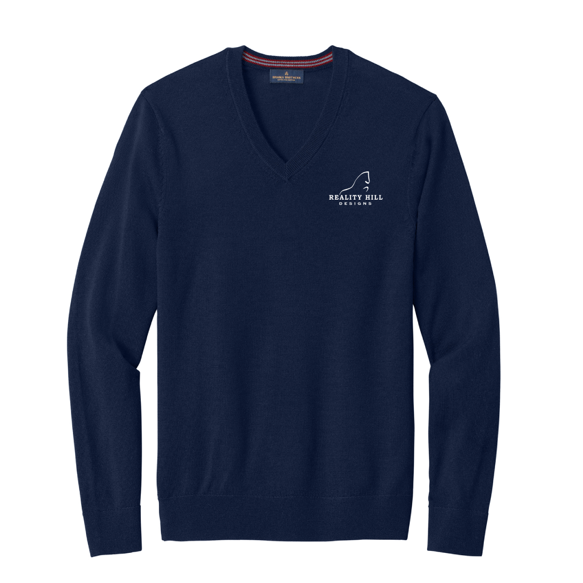 Men's Brooks Brothers Washable Merino Wool V-Neck Sweater