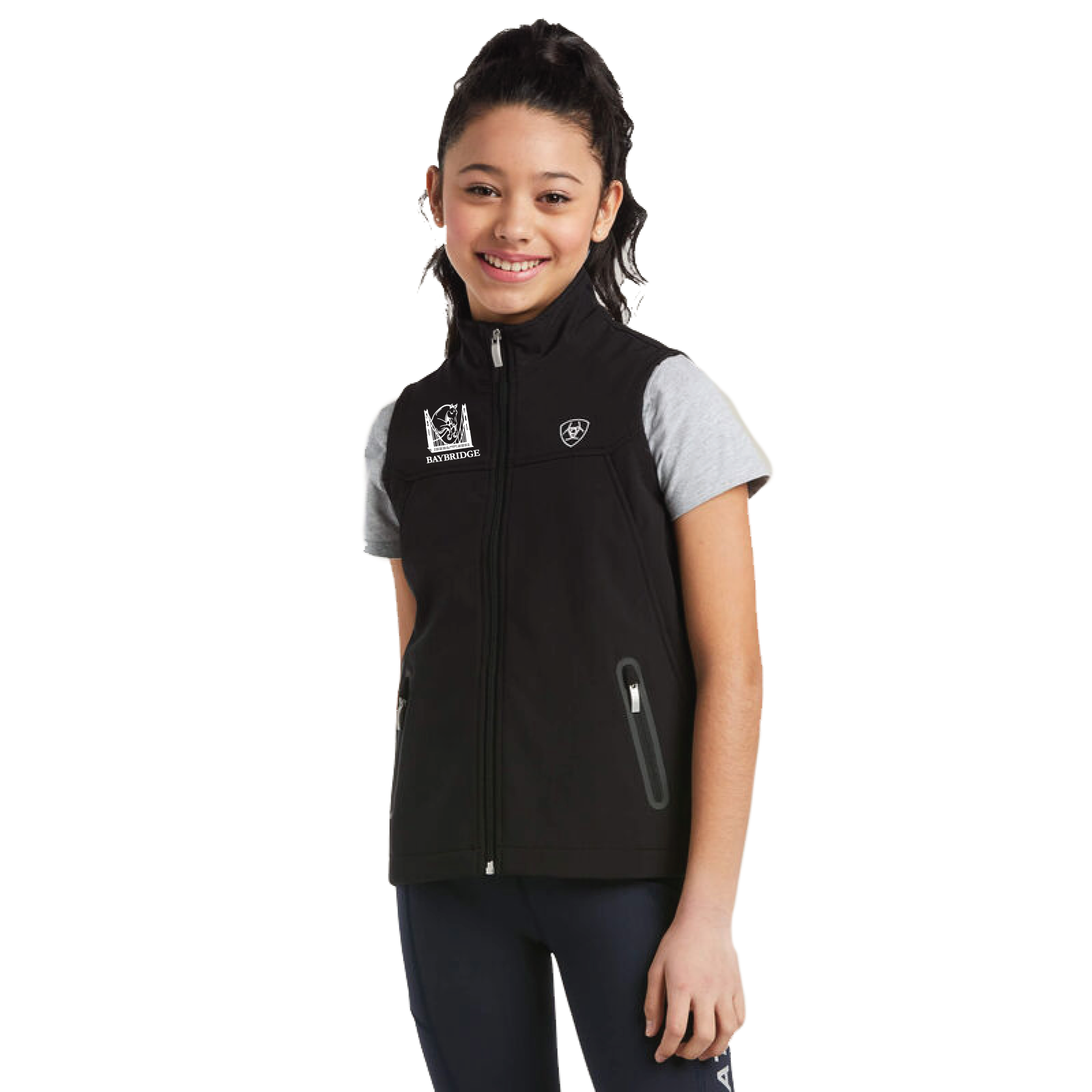 Bay Bridge Hunter Jumper Youth Ariat New Team Softshell Vest
