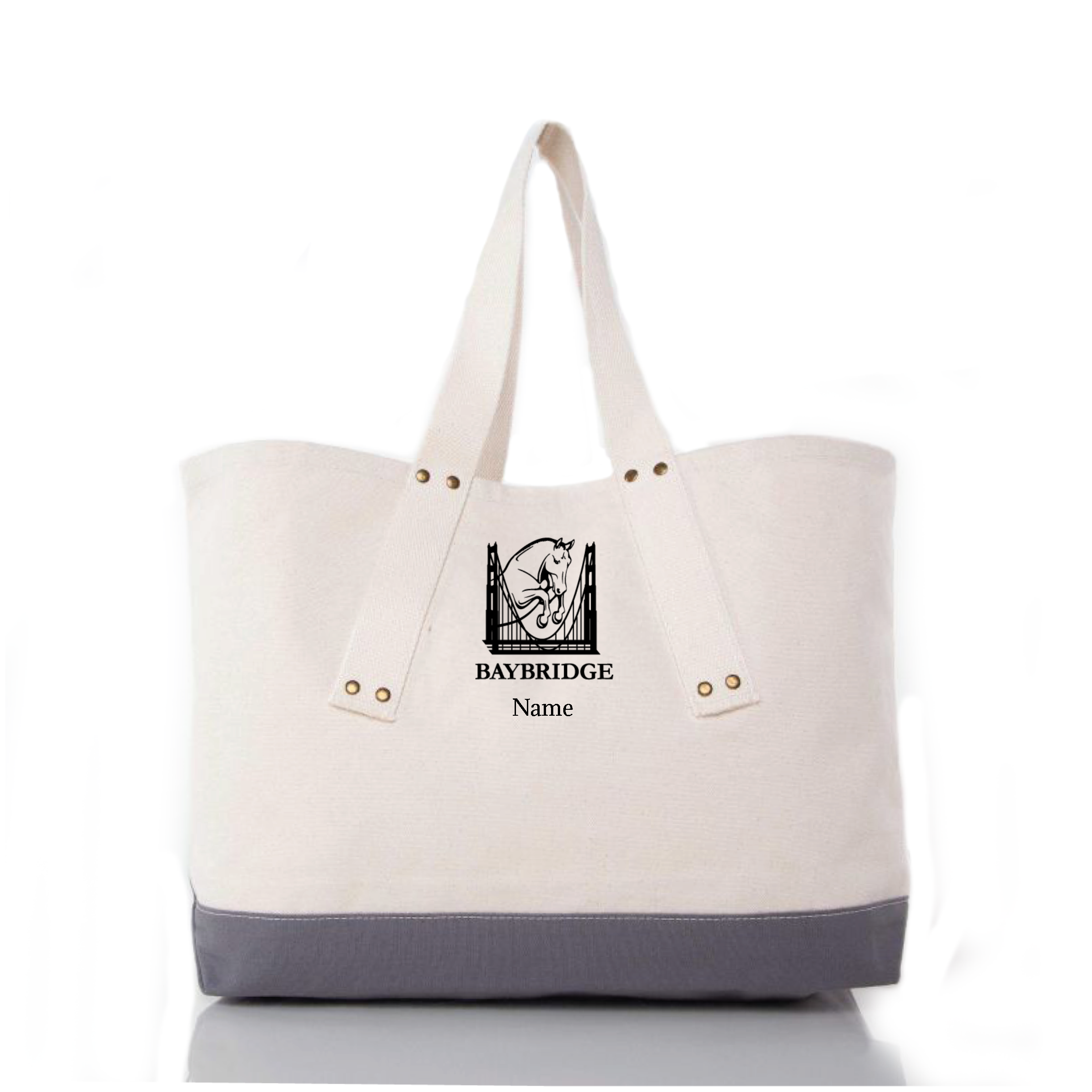 Bay Bridge Hunter Jumper CB Station Grommet Tote Bag