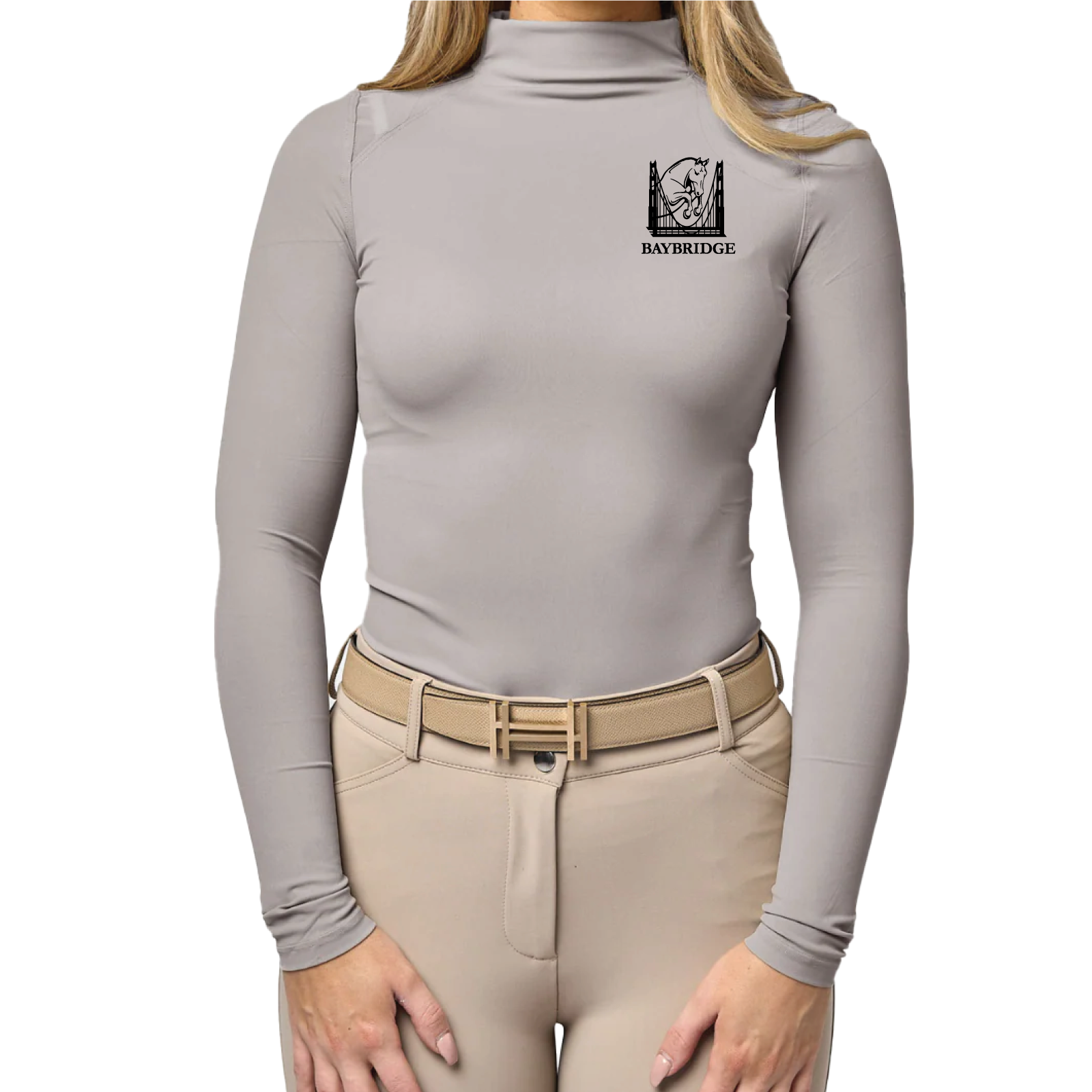 Bay Bridge Hunter Jumper Women's TKEQ 'Chloe' High Collar Technical Top