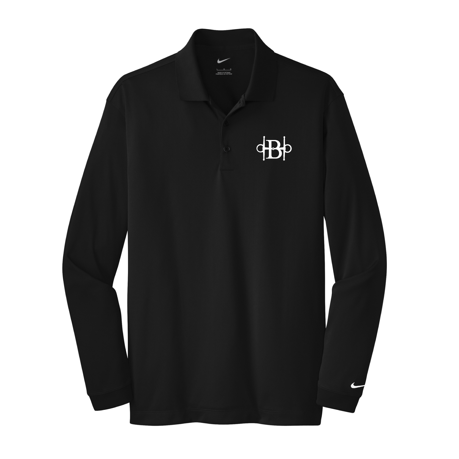 Bristlecone Equestrian Men's Nike Long Sleeve Stretch Dri-FIT Polo
