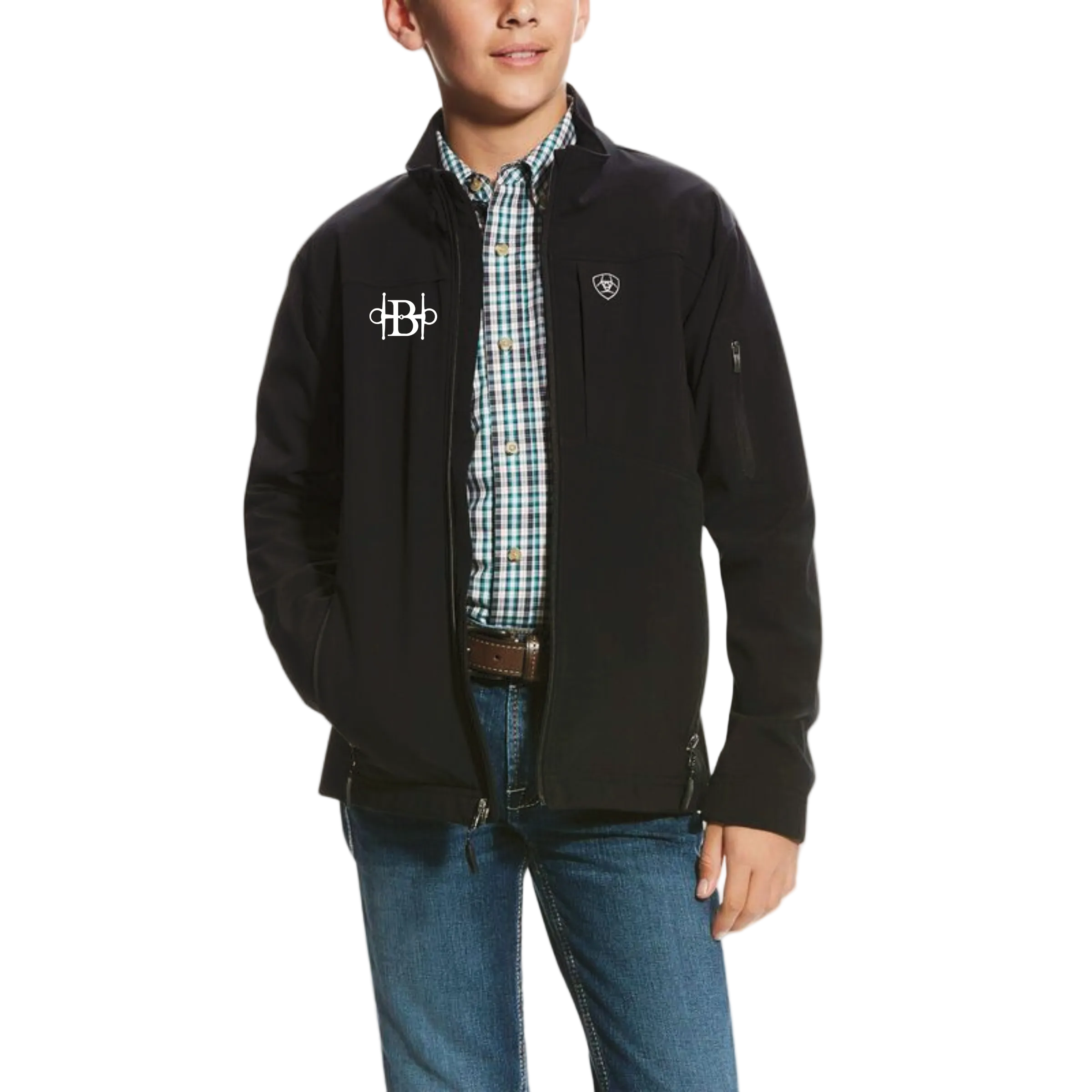 Bristlecone Equestrian Youth Ariat Vernon Softshell Jacket
