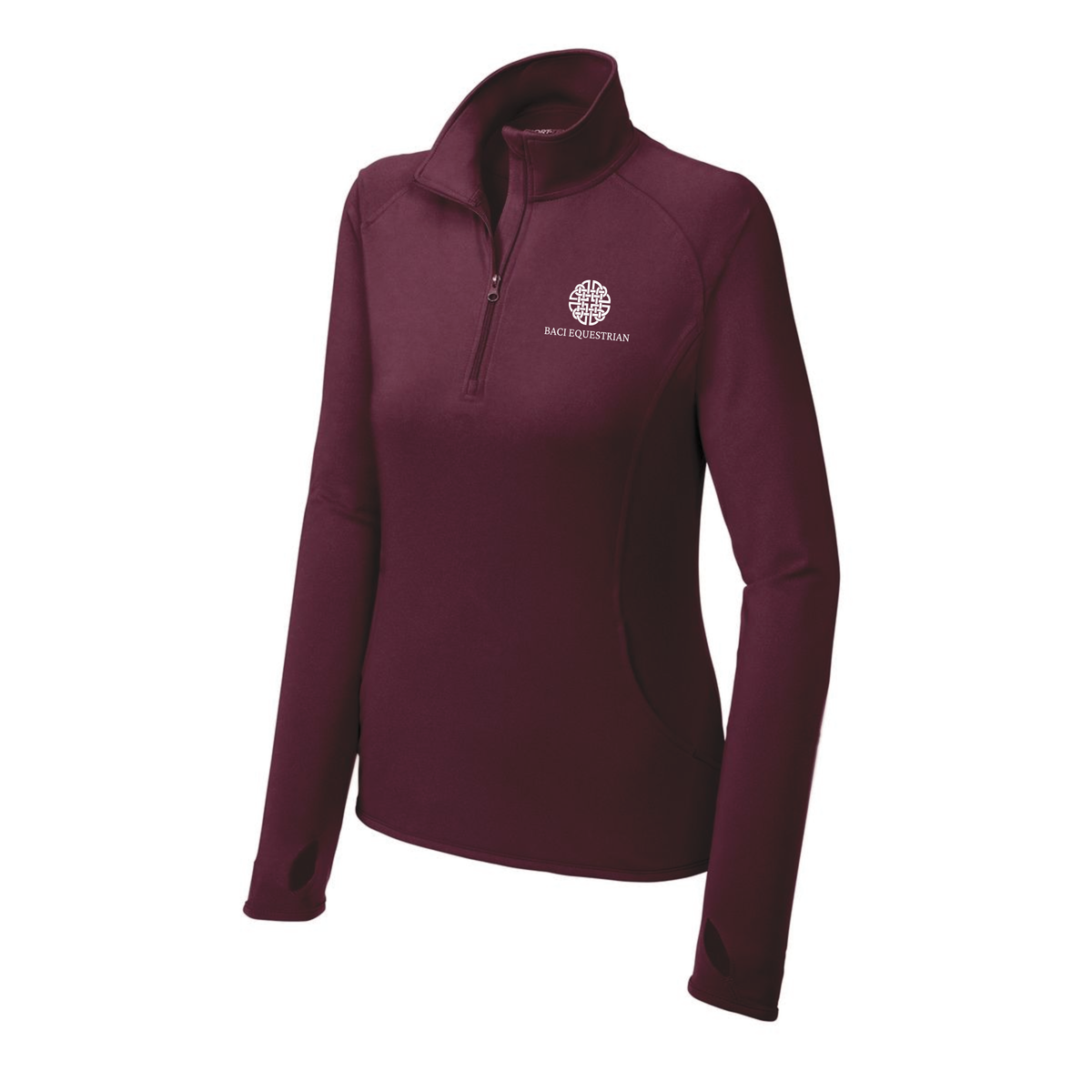 Baci Equestrian Women's Sport-Tek Stretch 1/4 Zip Pullover