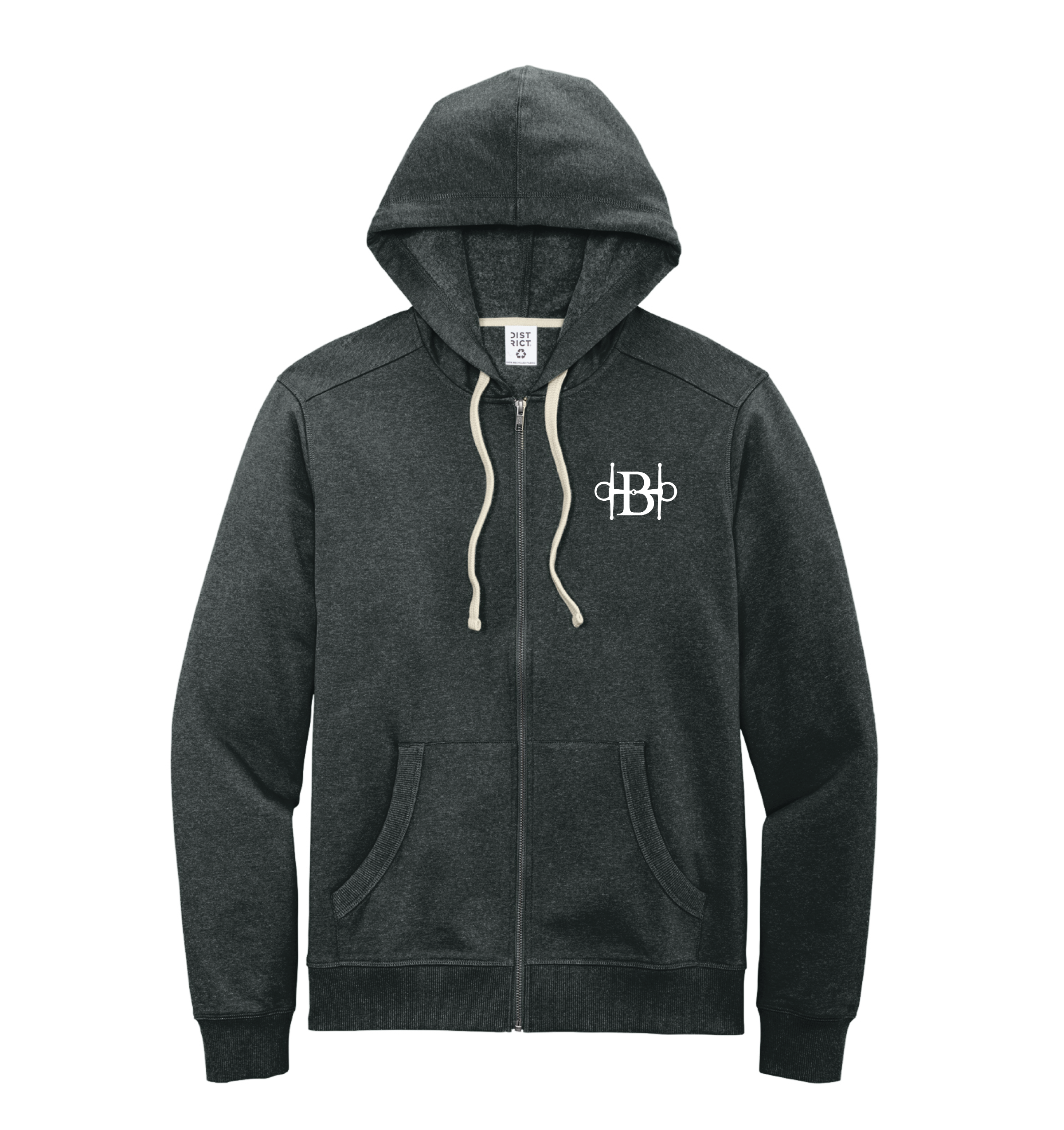 Bristlecone Equestrian Unisex District Full Zip Hoodie