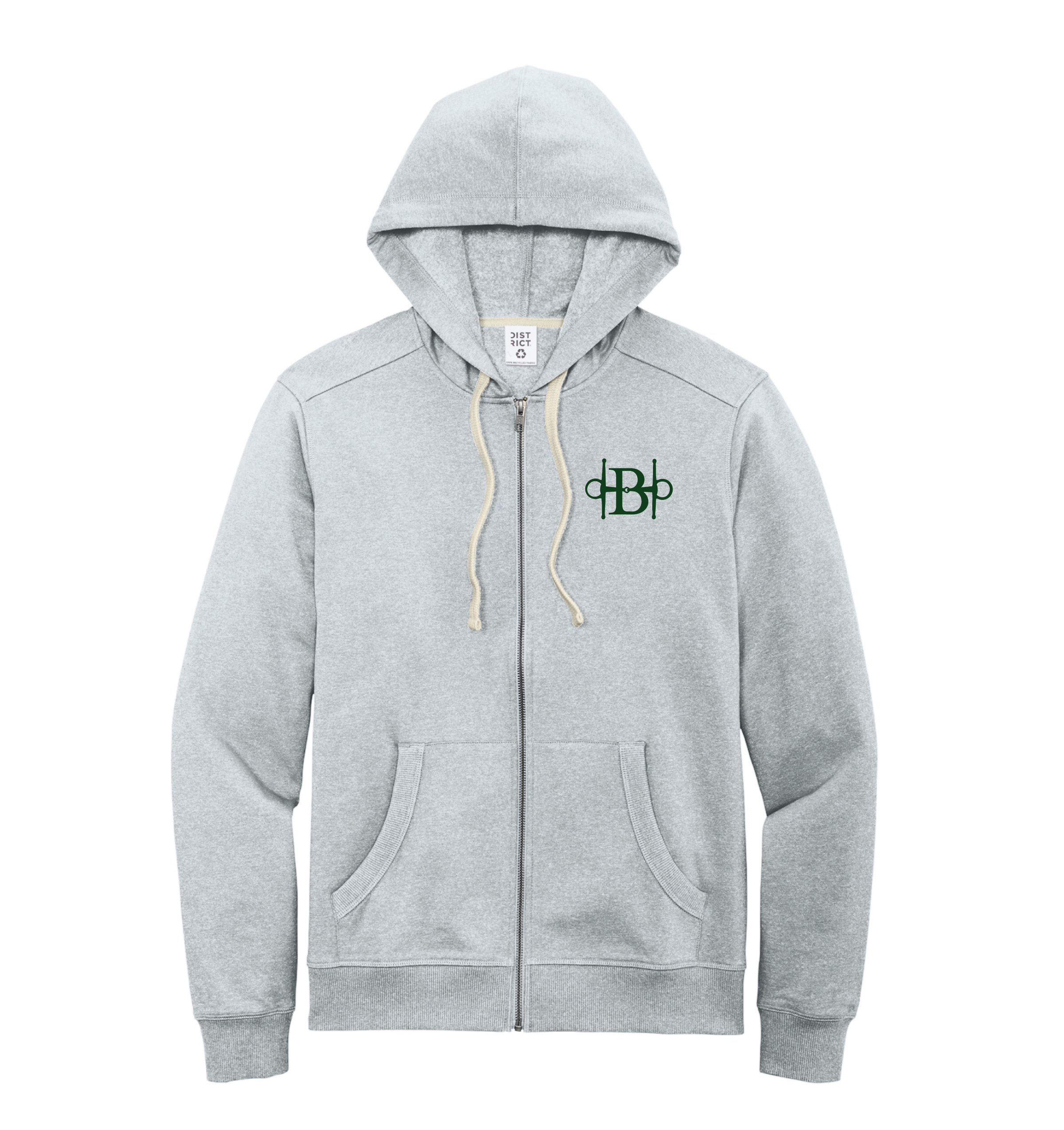 Bristlecone Equestrian Unisex District Full Zip Hoodie