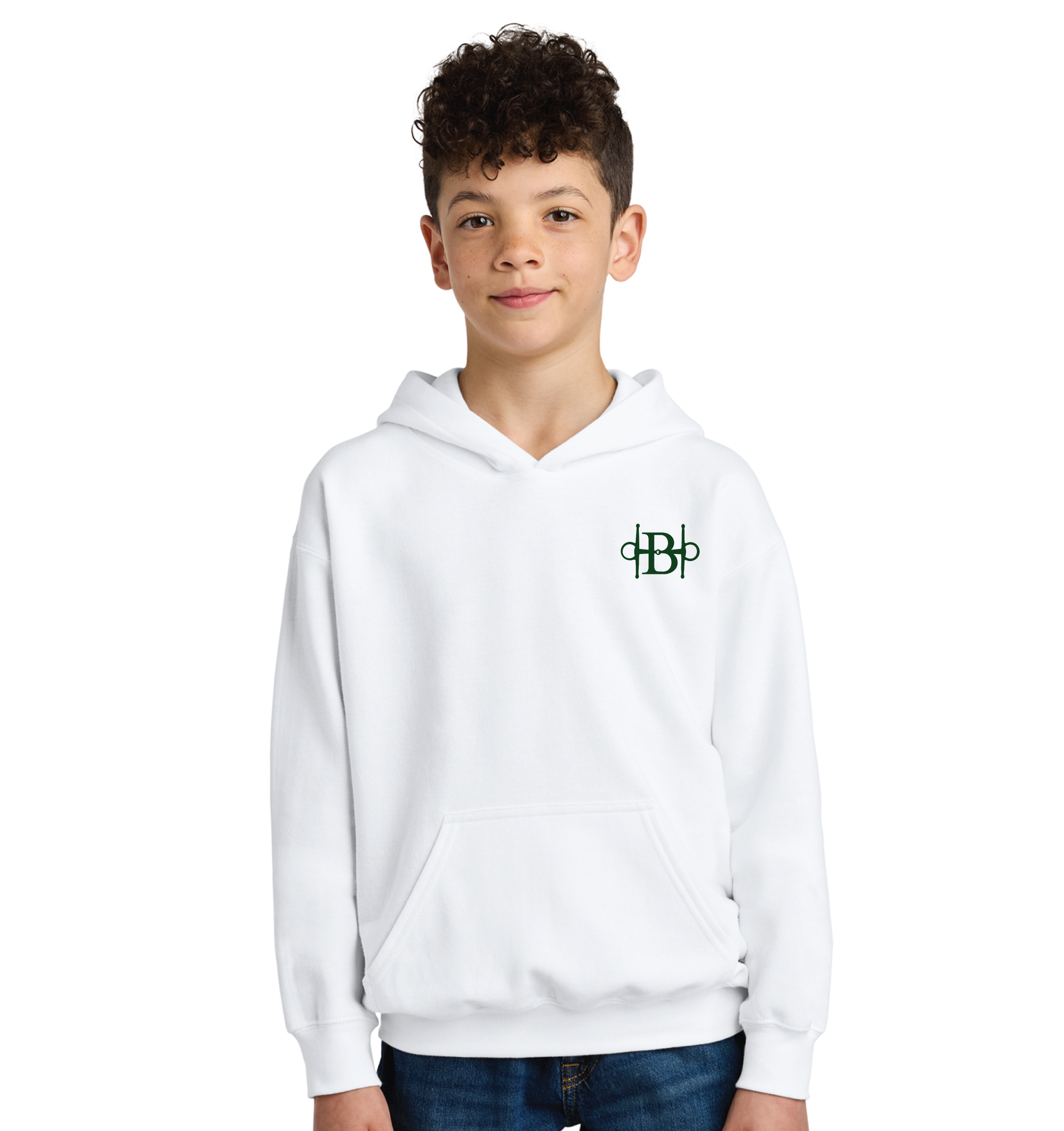 Bristlecone Equestrian Youth Softstyle Pullover Fleece Hoodie