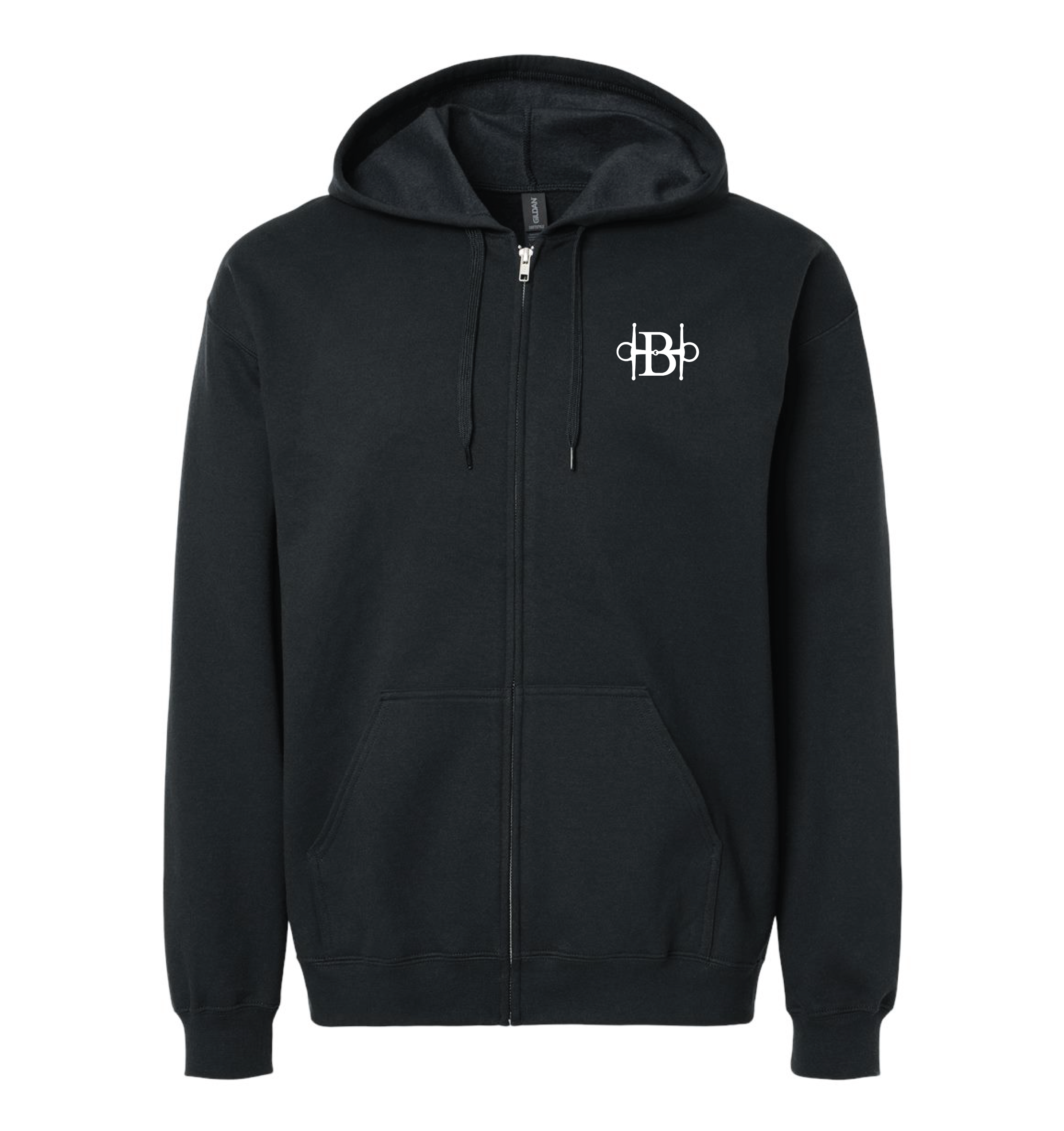 Bristlecone Equestrian Unisex Softstyle Full-Zip Hooded Sweatshirt