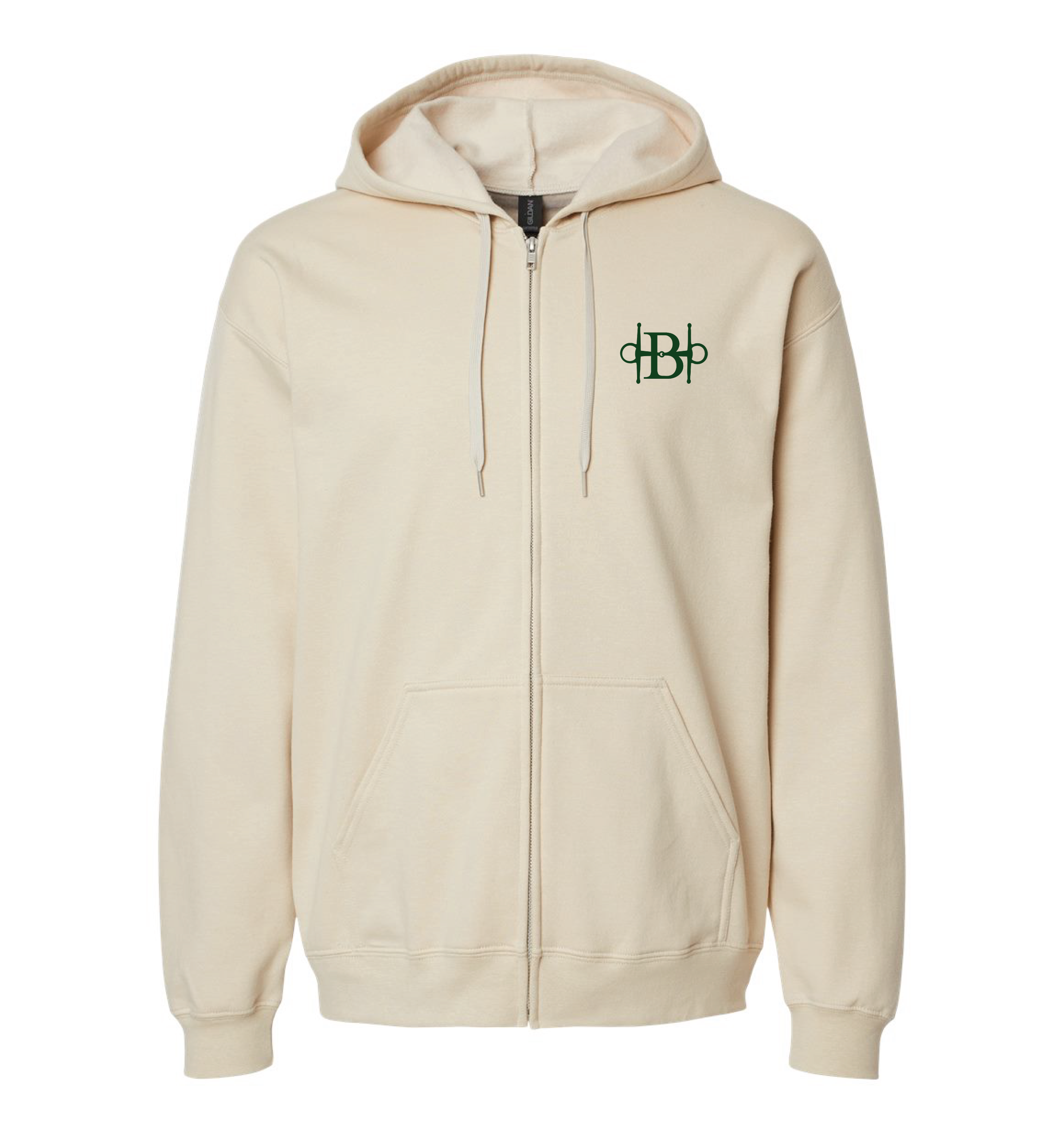 Bristlecone Equestrian Unisex Softstyle Full-Zip Hooded Sweatshirt