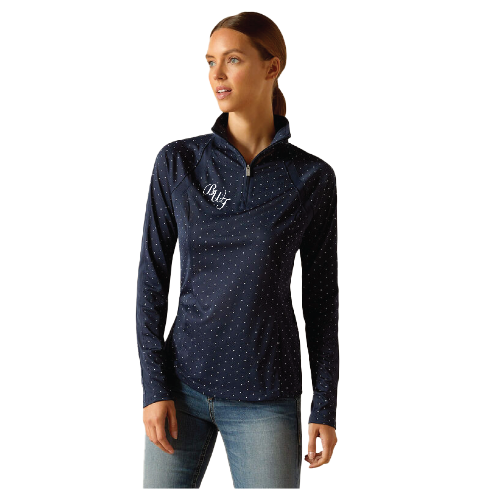 Bridlewood Farm Women's Ariat Sunstopper 1/4 Zip Baselayer