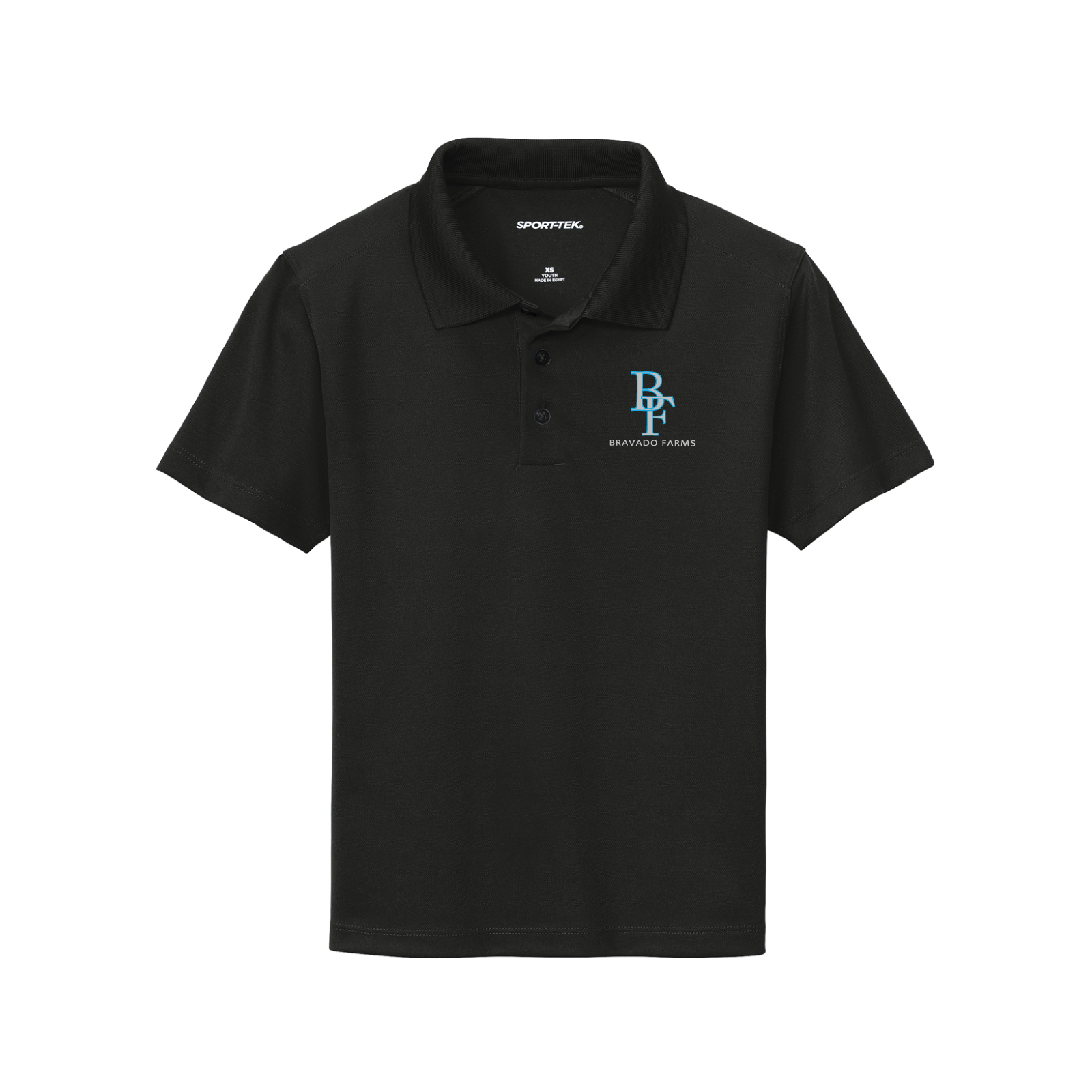 Bravado Farms Youth Sport-Tek UV Micropique Polo