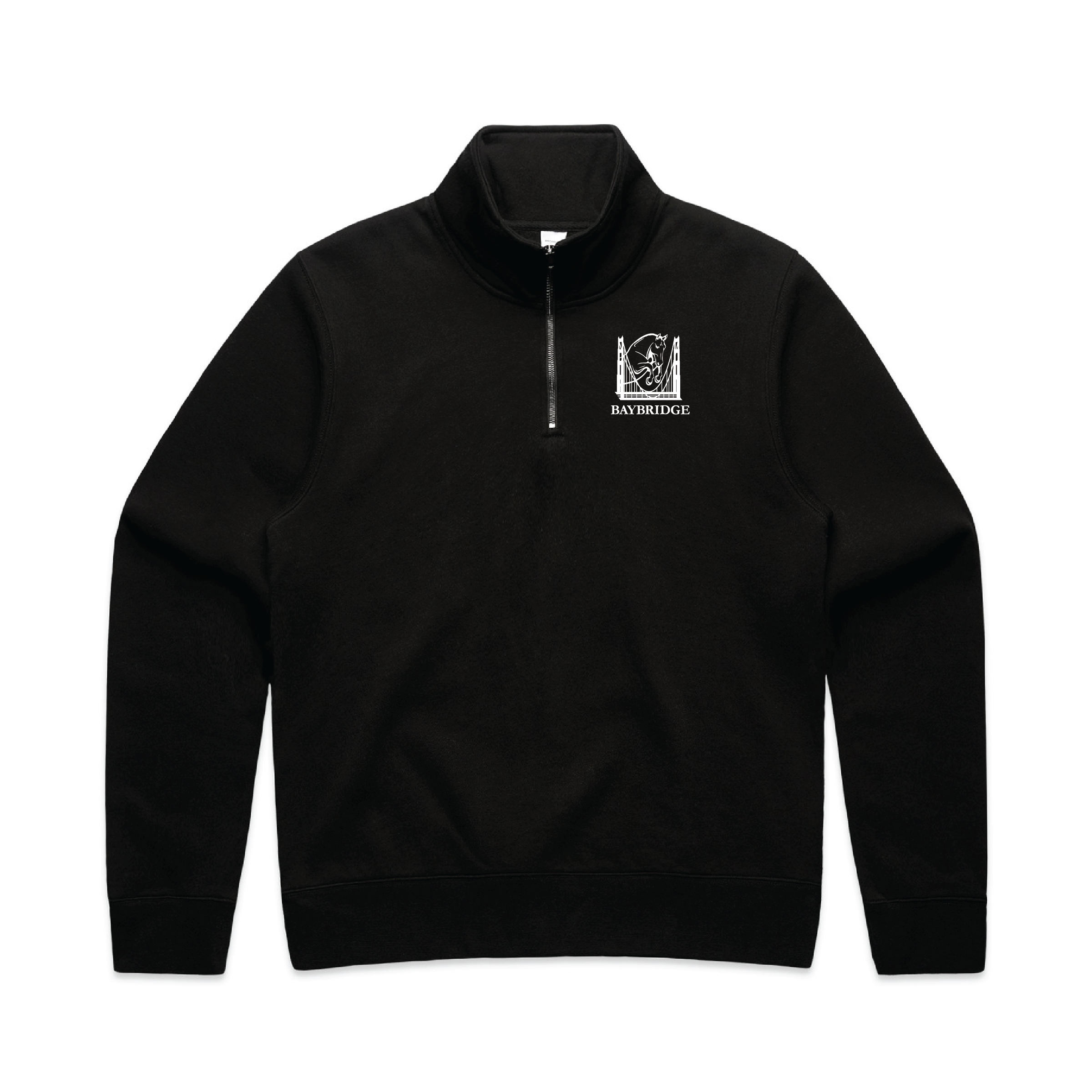Baybridge Hunter Jumpers Women's AS Colour Stencil Half Zip Crew