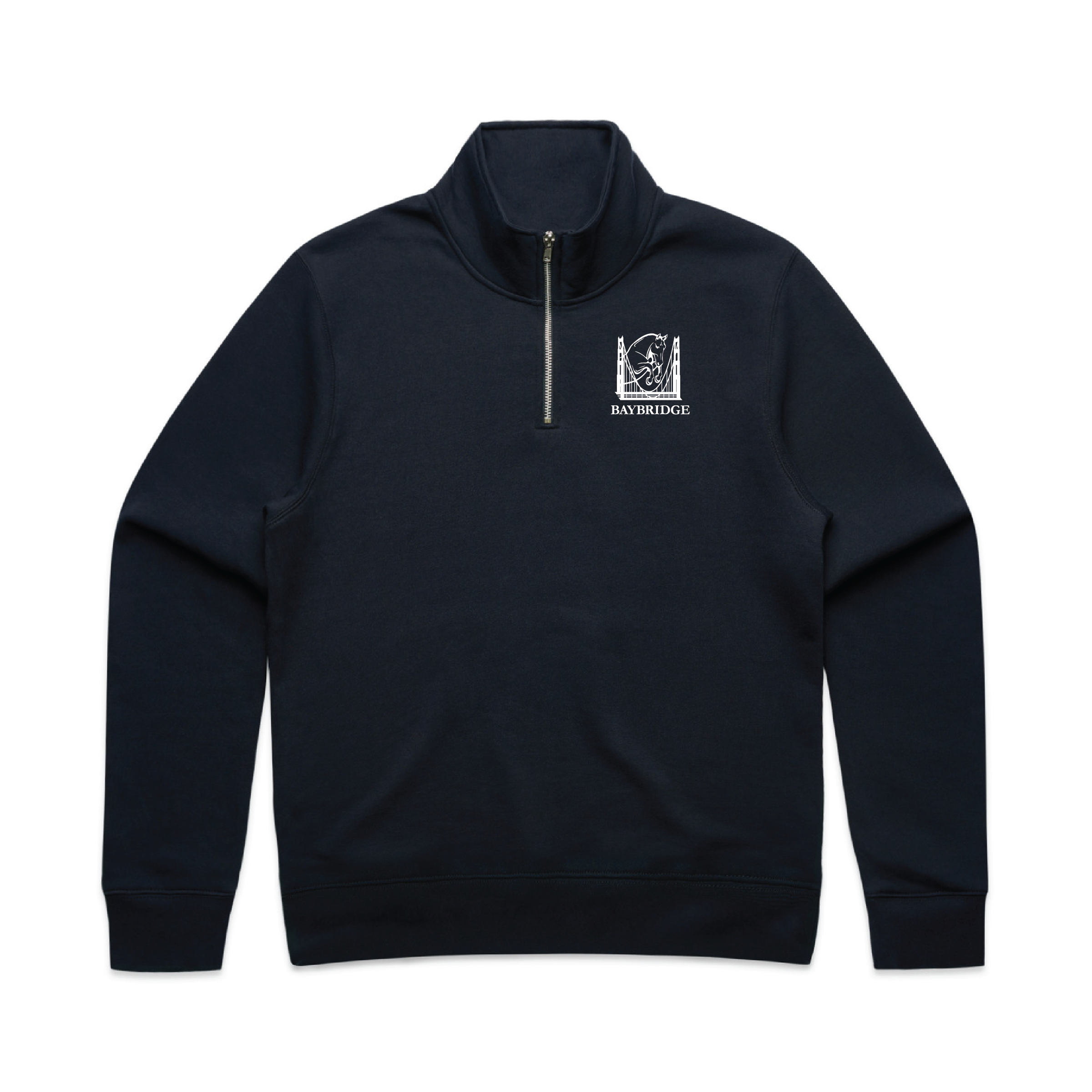 Baybridge Hunter Jumpers Women's AS Colour Stencil Half Zip Crew