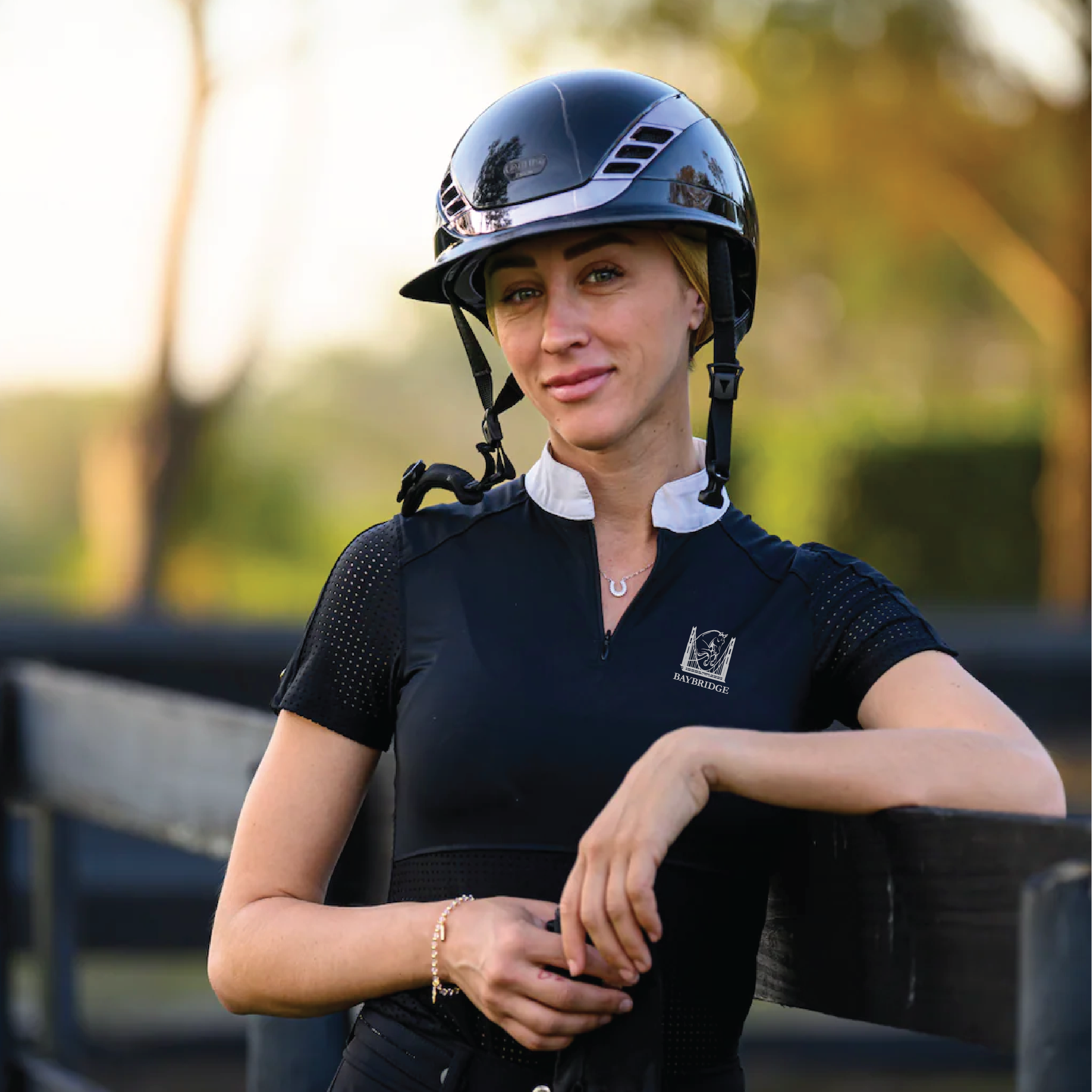 Baybridge Hunter Jumpers Euphoric Equestrian Grace Short Sleeve Competition Shirt