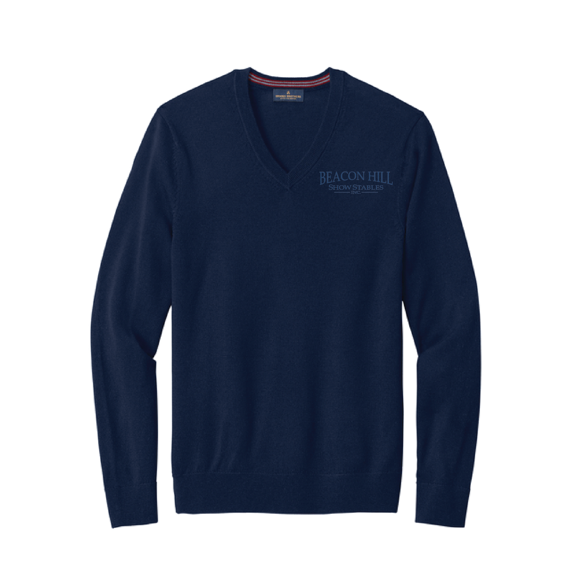Beacon Hill Men's Brooks Brothers Washable Merino Wool V-Neck Sweater