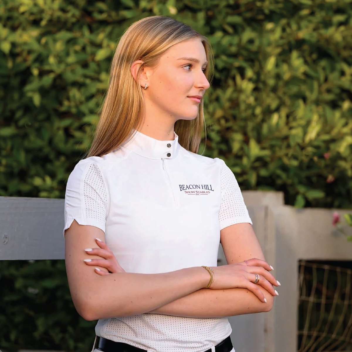 Beacon Hill Women's Euphoric Equestrian Kloud Short Sleeve Competition Shirt