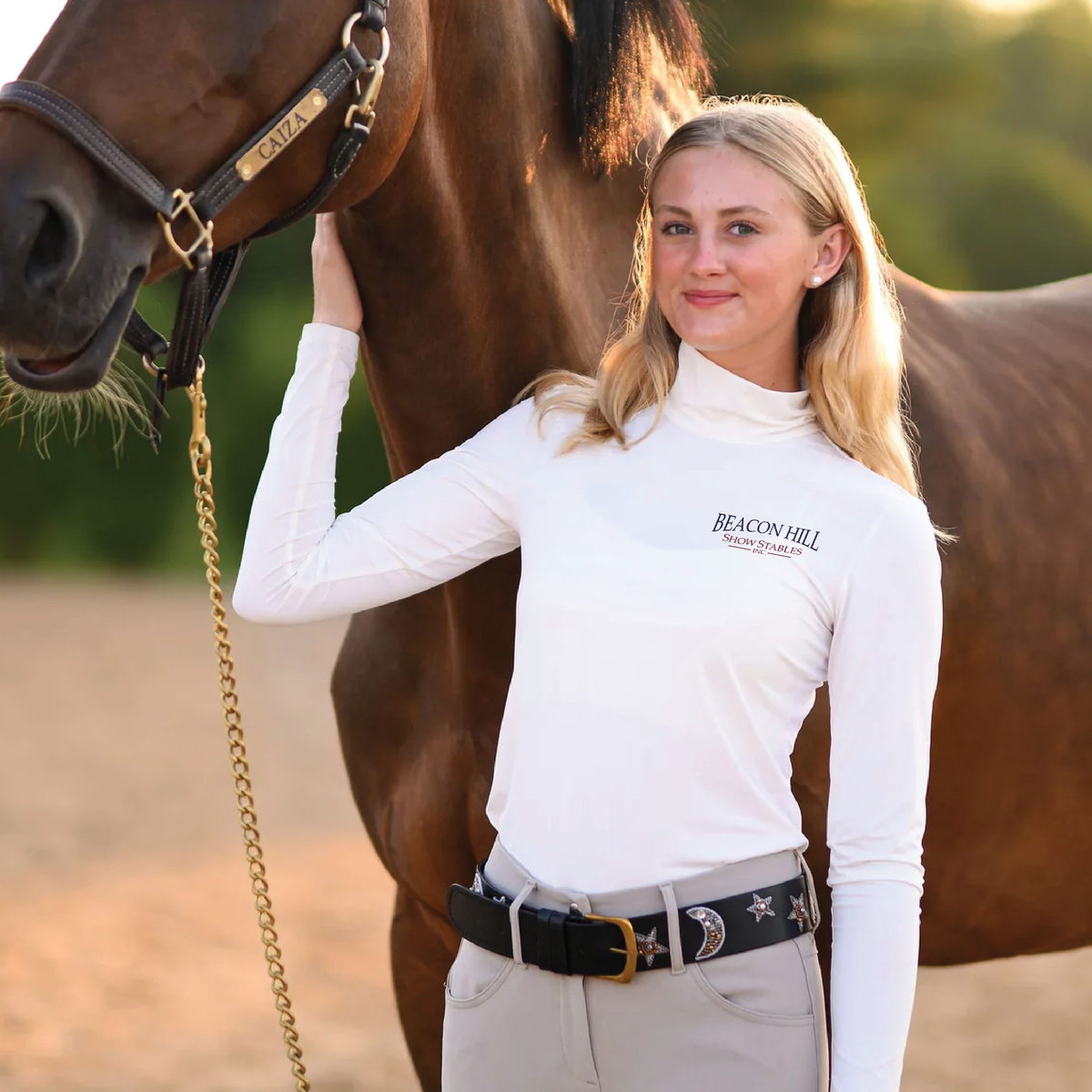 Beacon Hill Women's Euphoric Equestrian Otto Turtleneck