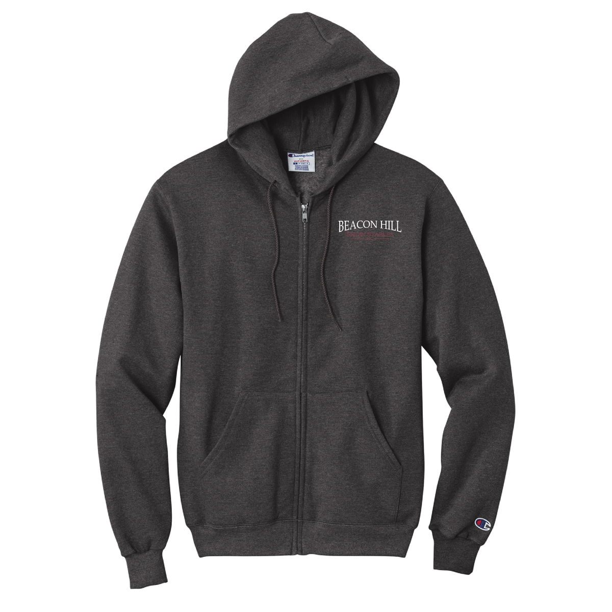 Beacon Hill Unisex Champion Powerblend Full-Zip Hoodie