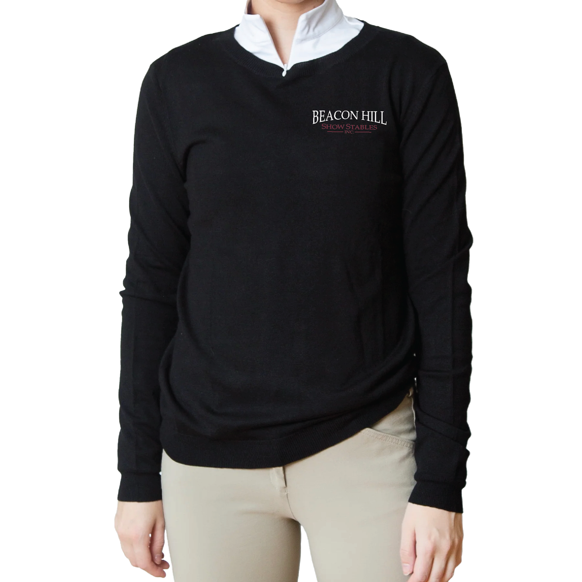 Beacon Hill Women's TKEQ Essential Crewneck Sweater